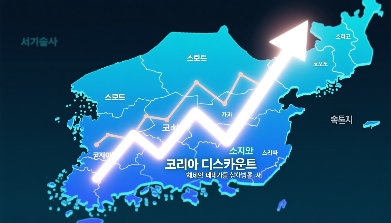 한국 증시의 재평가와 '코리아 디스카운트' 해소를 나타내는 이미지